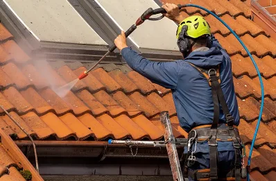 Démoussage et hydrofuge de toiture au Theil-en-Auge